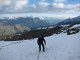  teď už postupujeme navázaní; nejvyšším kopcem na obzoru je 47 km vzdálený Mont Blanc (4808 m), kam se, když to dobře dopadne, vypravíme příští rok