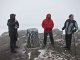  bágly jsme nechali na chatě a navzdory vichru a dešťo-sněžení jsme se nalehko vydali a i došli na vrchol Keprníku (1423 m.n.m.)