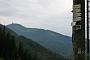  výhled na vrchol Lysé hory z rozcestí Hradová (790 m.n.m.) - za chvíli se s námi rozloučí Pavel, Jiřka a Matyáš a vrátí se k hotelu (později se rozhodnutí ukázalo jako vcelku rozumné)